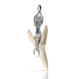 10205t - Mermaid Shark Tooth Pendant