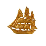 10252 - 13/16" Square Rigger Boat Pendant