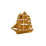 10253 - 5/8" Square Rigger Boat Pendant