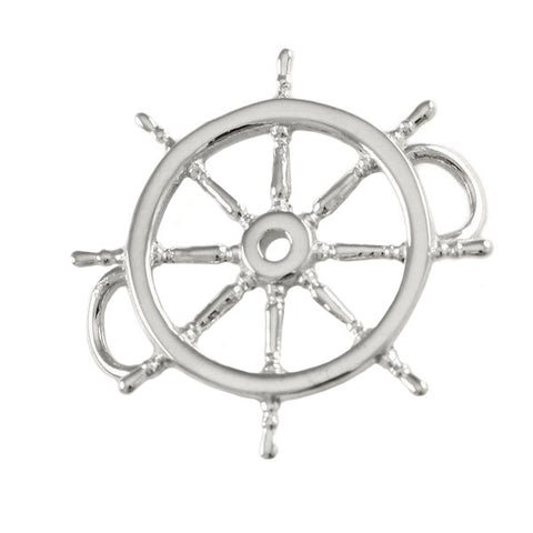 Large Ship's Wheel PopTop - Lone Palm Jewelry