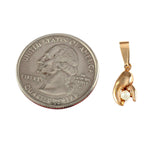 1/2" Lobster Claw & Pearl Pendant - Lone Palm Jewelry