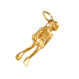 15/16" Scuba Diver Charm - Lone Palm Jewelry