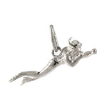 11243 - Female Snorkeler Charm - Lone Palm Jewelry