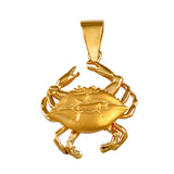 11307 - 1" 3D Blue Crab Pendant