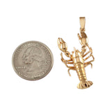 1 3/8" Lobster Pendant - Lone Palm Jewelry