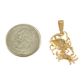 7/8" Mom & Baby Crab Pendant - Lone Palm Jewelry