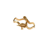 12190 - Pelican on Wavy Band - Lone Palm Jewelry