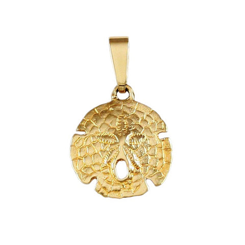 5/8" Sand Dollar Pendant - Lone Palm Jewelry