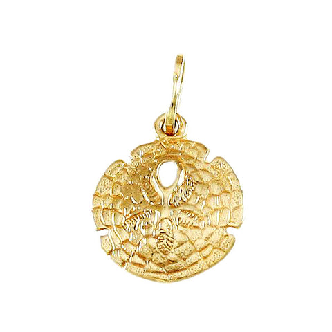 13020 - 5/8" Sand Dollar Charm - Lone Palm Jewelry