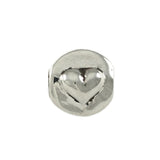 MOM Heart Lozenge Bead - Lone Palm Jewelry