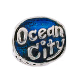 Enameled Ocean City Crab Bead - Lone Palm Jewelry