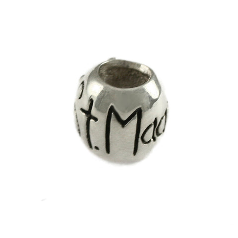 ST MAARTEN Engraved Bead with Starfish - Lone Palm Jewelry