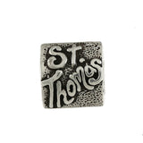 ST THOMAS Beach Scene Bead - Lone Palm Jewelry