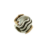 14kt Dolphin & Sterling Waves Bead - Lone Palm Jewelry