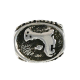 BONAIRE Diver & Island Map Bead - Lone Palm Jewelry