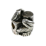 Trio of Pelicans Bead - Lone Palm Jewelry