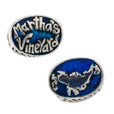 Enameled Martha's Vineyard with Map - Lone Palm Jewelry