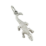 1" Sterling Alligator Pendant - Lone Palm Jewelry