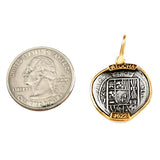 Atocha Silver 7/8" Replica Coin Pendant in "1622" Frame - Item #14815