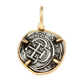Atocha Silver 7/8" Replica Coin Pendant in "1622" Frame - Item #14815