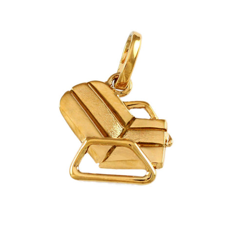 3/4" Beach Chair Pendant - Lone Palm Jewelry
