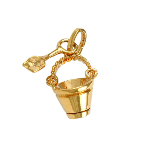 1" Sand Pail & Shovel Charm Cluster - Lone Palm Jewelry