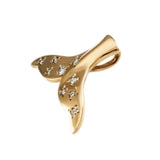 Whale Tail with Diamonds - Lone Palm Jewelry