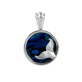 X" Dolphin Tail Sea Opal Pendant (Needs Pricing) - Lone Palm Jewelry