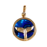 X" Whale Tail Sea Opal Pendant (Needs Pricing) - Lone Palm Jewelry