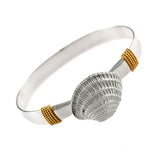 Fluted Scallop Shell PopTop - Lone Palm Jewelry