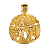 15593 - 1 3/4" Sand Dollar Pendant with Large Slide Bail - Lone Palm Jewelry