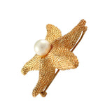 1 7/8" Nubby Starfish with Pearl Center Pin - Lone Palm Jewelry