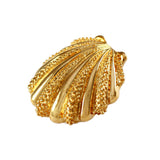 3/4" Textured Scallop Shell with Hidden Slide Bail - Lone Palm Jewelry