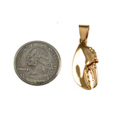 1" Movable Lobster Claw Pendant - Lone Palm Jewelry