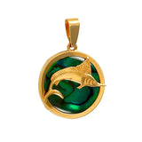 15803 - 3/4" Marlin Sea Opal Pendant