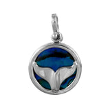 X" Dolphin Tail Sea Opal Pendant (Needs Pricing) - Lone Palm Jewelry
