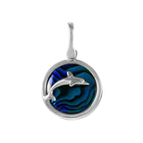 X" Dolphin Sea Opal Pendant (Needs Pricing) - Lone Palm Jewelry