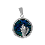 Conch Shell Sea Opal Pendant (Needs Pricing) - Lone Palm Jewelry