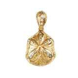 15826d - 1 1/2" Sand Dollar with Diamonds - Lone Palm Jewelry