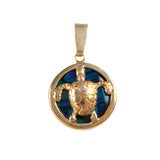 X" Sea Turtle Sea Opal Pendant (Needs Pricing) - Lone Palm Jewelry