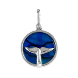 X" Whale Tail Sea Opal Pendant (Needs Pricing) - Lone Palm Jewelry