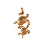 11879 - 1 1/4" Sea Turtle Mother and Baby, Hollow - Lone Palm Jewelry