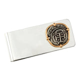 Atocha Silver Replica Coin on Money Clip #18175