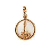Lighthouse and Crashing Wave Sea Opal Pendant (Needs Pricing) - Lone Palm Jewelry