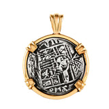 Atocha Silver 1 1/16" Replica Spanish Coin with Fixed Bail - Item #18252