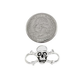 Skull & Crossbones Jolly Roger PopTop - Lone Palm Jewelry