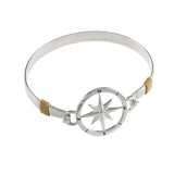 Marked Compass Rose PopTop - Lone Palm Jewelry
