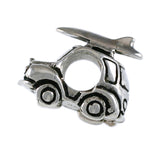 Volkswagen Beetle with Surfboard Bead - Lone Palm Jewelry