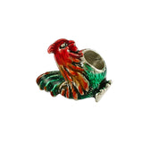 Enameled Chicken Bead - Lone Palm Jewelry