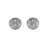 30267 - 7/16" Sand Dollar Stud Earrings - Lone Palm Jewelry